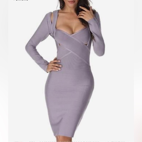 House of CB Cutout Bandage Bodycon Dress - Picture 2 of 14